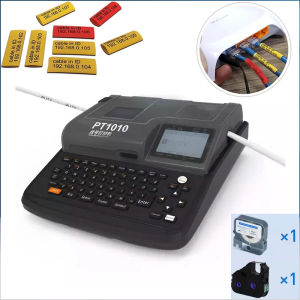 PUTY PT1010 Waterproof Cable ID Printer PVC Tube Cable Printer With Tube Ferrule Thermal Transfer Printing