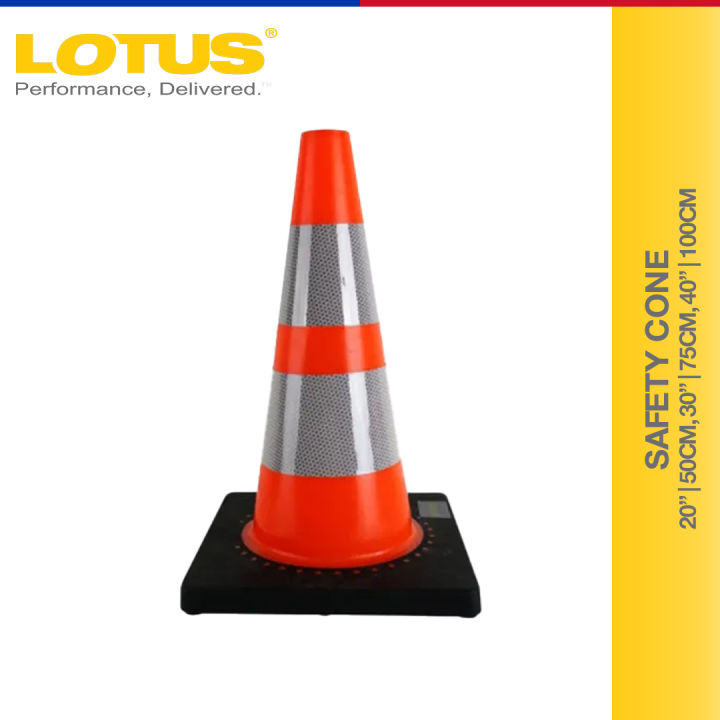 Lotus Safety Cone (20"|50CM, 30"|75CM, 40"|100CM) – Safety Equipment ...