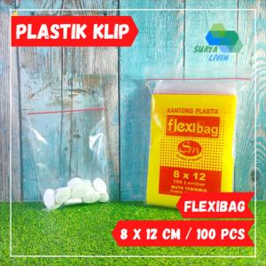 Plastik Klip/Ziplock Flexibag/Serbaguna 8x12 cm