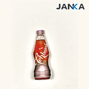 JANKA Magnet Kulkas Miniatur Makanan Minuman 2D Tempelan Hiasan Souvenir Lucu Bahan Akrilik Aksesoris Dapur Unik Tebal 2mm