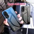 Oppo A18 2023กระจกเทมเปอร์เคสโทรศัพท์สำหรับ OPPO A18 G 4G A 38 18 18A OppoA18 OppoA38 4G 5G เคส2023ไล่ระดับสีเคสโทรศัพท์ฝาหลังกันกระแทก. 