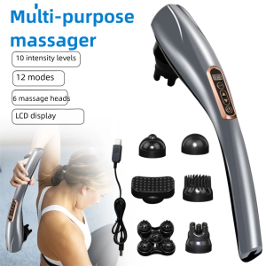 PRETTY MJ ใช้งานได้หลากหลาย นวดไร้สาย นวดฝังเข็ม หัวนวดหลากหลาย ไม้ตีนวดมือถือ ใหม่ กำลังสูง ไม้กดจุด กลับ