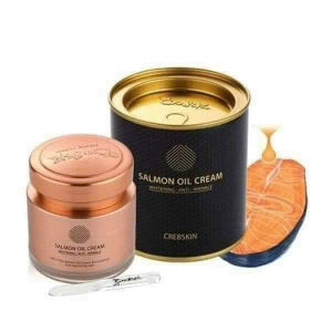 Cre8Skin Premium Salmon Oil Cream for Whitening & Anti-Aging - Imported from Korea