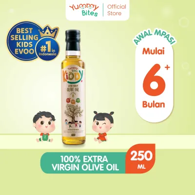 Yummy Bites Kiddy Extra Virgin Olive Oil EVOO 250ml/ Minyak Zaitun Bayi dan Anak