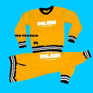 ( Bayar Di Tempat) Usia 1-14 tahun Baju Anak Laki laki Perempuan Sweater RIGJHM Setelan Joger Anak laki laki Baju Olahraga Setelan Training Panjang Terlaris Termurah dan Terpopuler / Setelan Anak Perempuan