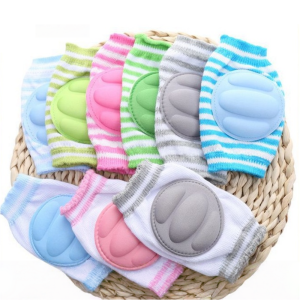 Pulchra สนับศอก สนับเข่าเด็ก ขายเป็นคู่สีลูกอมผูกเข่าสำหรับเด็ก แผ่นรองเข่าเด็ก