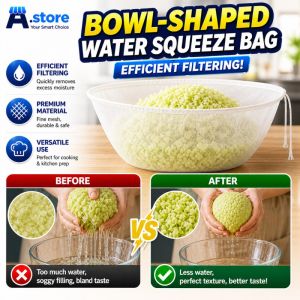 Reusable Nylon Mesh Filter Bag Bowl-Shaped Soy Milk Nut Milk Tea Coffee Food Strainer