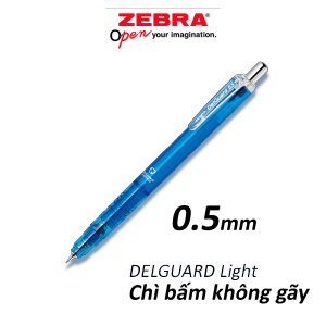 Bút chì bấm không gãy ruột Zebra Delguard Light 0.5 Nhật Bản [Chính hãng]