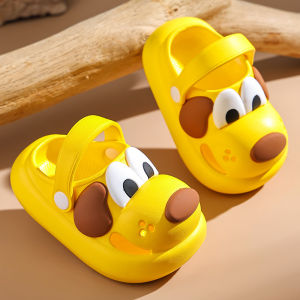 Children Slippers Summer Boys Girls Clogs Shoes Dog Solid Cartoon Animal 3D EVA Soft Kids Beach Slippers Outdoor Toddler Sandals2026