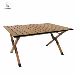 Aluminum Alloy Folding Table Roll-Up Portable Picnic Table Backpacking Table for Outdoor Camping Picnic
