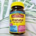 วิตามินรวมสำหรับคนตั้งครรภ์ Prenatal Folic Acid + DHA 200mg 60/ and 70 Softgels (Nature Made®). 