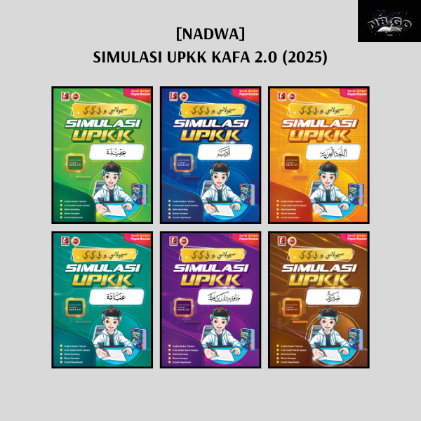 (NB) UPKK: BUKU LATIHAN SIMULASI UPKK KAFA 2.0 JAKIM TAHUN 3 - 5 (2025)