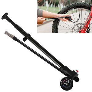 Portable High-pressure 300psi Bike Air Pump with Gauge for Fork & Rear Suspension Shock Absorber Mountain