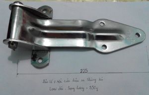 bản lề lạnh T168 cửa thùng xe tải chất liệu INOX 430 chiều dài 23cm giá xưởng kim khí hà lan