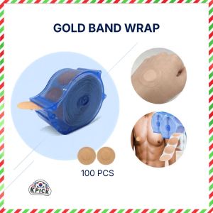 Wound Care 100pcs Roll circle Band-Aid Adhesive Bandages- First Aid Wound Care or Nipple Tape