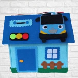 Celengan Anak Karakter Lucu Bisa Pake Nama Dari Kain Flanel Prakarya Sekolah Unik Dan Keren.