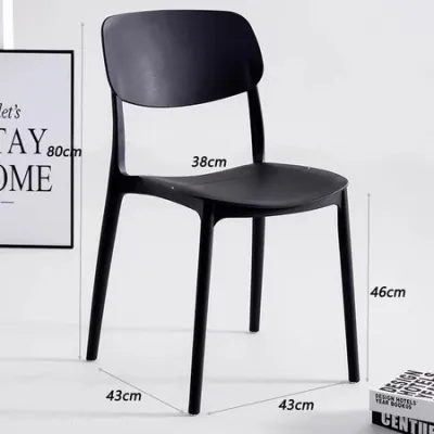 POLAR BEAR Nordic Chair Plastic Chair Dining Chair Coffee Chair Study Chair Multi-Color Candy Chair