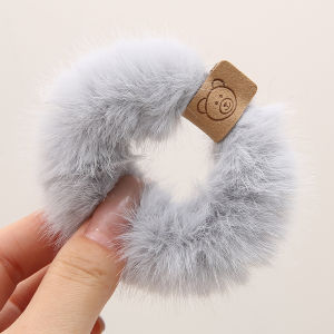 1Pcs New Plush Hair Rope Scrunchie for Women Girls Elastic Hair Rubber Bands Gum Ponytail Holder Hair Accessories