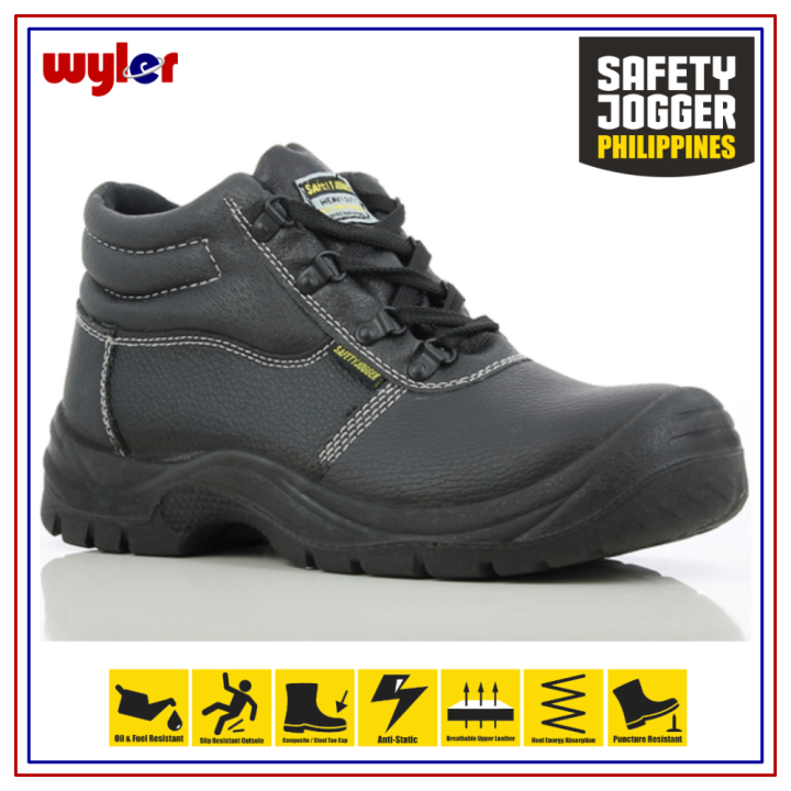 Safety Jogger Safetyboy S1P High Cut Safety Boots Shoes Work Footwear ...