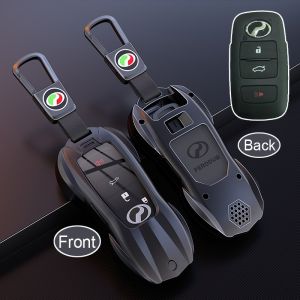 For Perodua Myvi Ativa 2022 - 2024 / Myvi Baharu / Alza Axia 2023 - 2024 Metal Remote Key Case Cover Keychain Accessories