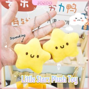 Jozoo Little Stars Plush Toy Creative Keychain Cute Girl Squeaking Car Keys Doll