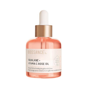 【Stock on hand】Biossance Squalane + Vitamin C Rose Oil 30ml。Lightening spots whitening antioxidation tightening pores   Improve dullness reduce pigmentation tighten hydrate brighten. Purely natural non-irritating.
