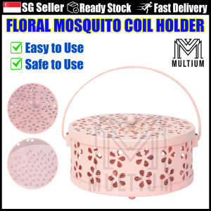 Pink Floral Mosquito coil holder| Floral coil holder| Mosquito coil box| Mosquito coil case |Mosquito coil and holder| Mosquito coil holder portable