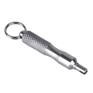 WH MIOSHOP Tire Repair Screwdriver Universal Stainless Steel Tire Valve Wrench High Quality with Key Ring Antirust Tyre Valve Core Remover Tool For Car Motorcycle