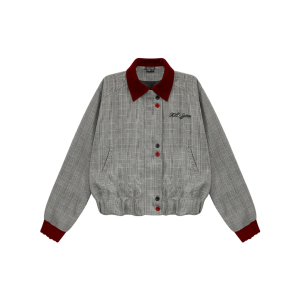 Áo khoác Charlotte phối cổ nhung thêu họa tiết - KILL SYSTEM