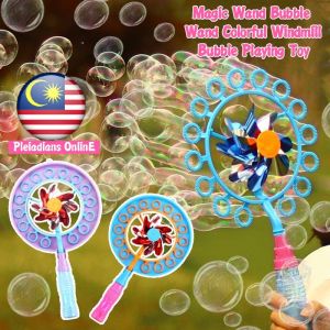 👉 READY STOCK 👉🇲🇾 2 in 1 Bubble Stick Windmill Children Kid Baby Bubble Wand Bubble Water Toy Budak Jualan Murah Mainan Sales Outdoor Sports Play Water Sand Water Blaster Soakers Boy Girl Party Games