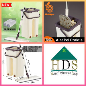 [COD] Bayar Di Tempat PROMO Termurah Spin Mop Alat Pel Putar Otomatis Tanpa Pakai Tangan Stainless Steel Lantai Super Bersih + Ember Multifungsi Cepat Kering Basah Alat Kebersihan Rumah Tangga Super Mop Pel - House Of Art Surabaya
