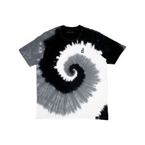 DGRAVE BASICS OG LOGO SPIRAL SMOKE TIE DYE COLLECTION T-SHIRT