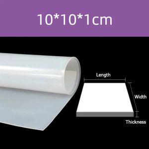 WILLUCK 1010cm Tấm silicon Trong suốt Khả năng chịu nhiệt độ cao Gioăng silicon Chống trơn trượt Tấm Gel Silica