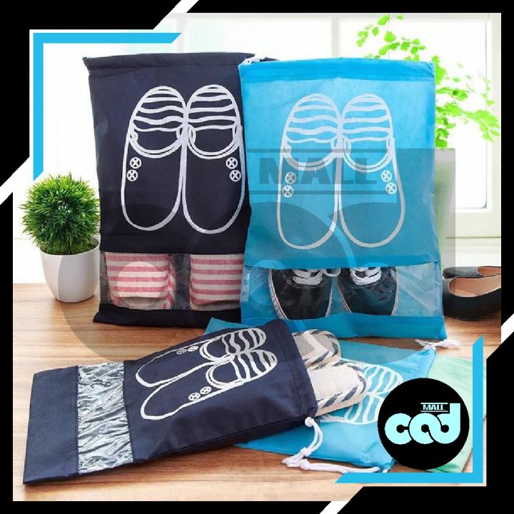CODMALL Pouch Tas Tempat Penyimpanan Sepatu Sandal Ukuran Besar Travel ...