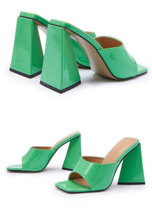 MANXIXI Fashion Women High Heels 4.13 Inches Slippers Beautiful Sandals (Size 35-42)