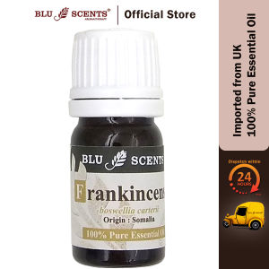Blu Scents Frankincense Pure Essential Oil - Meditation Aid Calming Asthma Relief