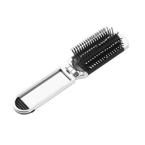 Kawaii Makeup Mirror Kuromi Melody Cinnamoroll Folding Airbag Comb Portable Mirror Foldable Compact Mirror