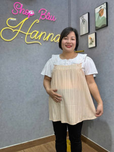 [70-100kg] Áo bầu bigsize mùa hè thoáng mát size tới 100kg thoải mái thấm mồ hôi tốt không xù không nhăn có dây nơ