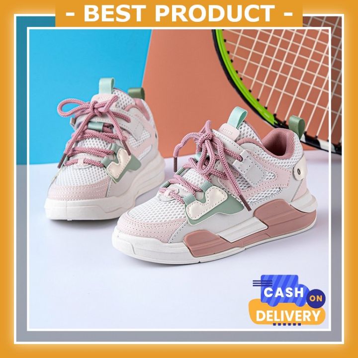 Sepatu Anak Perempuan 10 12 Tahun Sneker Import Wanita 2022 - Main Image