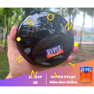 |Đen Sâu| Sơn xe máy HYPER màu đen sâu (Tương tự PYLAC) 1K (Code H-314P) sơn thơm công nghiệp