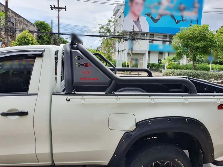 โรบาร์แขนยาวไทรทันหัวเดียว 2015-2023  โรบาร์ ทรงแขนยาว triton v4 roll bar โรลบาร์เหล็กแขนยาวรถช่วงยาว