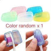 Portable Toothbrush Cover Holder Outdoor Travel Hiking Camping Storage Box Boxes Bin Berus Gigi Kotak