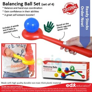 Edx Education Balancing Ball Set Balance Hand Eye Coordination Gross Motor Skills