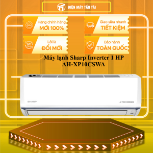 Máy lạnh Sharp Inverter 1 HP AH-XP10CSWA - GIAO TOÀN QUỐC - CHỈ MIỄN PHÍ HCM