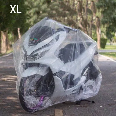 L/XL Universal Motorcycle Covers Transparent Waterproof Motor Cover Bike Dust Cover