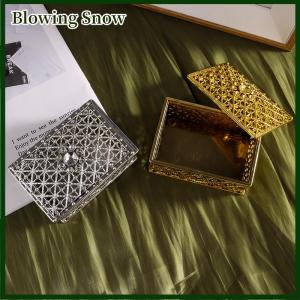 Blowing กล่องเก็บสมบัติขนาดเล็กย้อนยุคสร้อยคอลูกกวาดต่างหูลูกปัดกล่องเล็กๆของประดับงานแต่งงานขนาดเล็กของขวัญสำหรับงานเลี้ยง