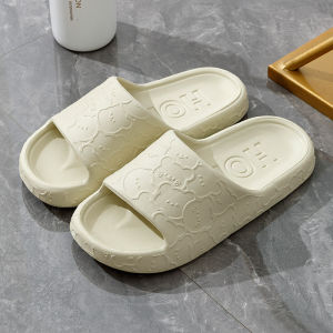 [Free Shipping] Thick-Soled Height-Increasing Sandals For Summer Home Use Bathroom Bathing For Women Couples And Men Non-Slip Slippers