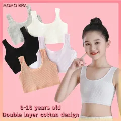 Cotton Training Bras For Young Kid Girls 8-16 Years Old Children