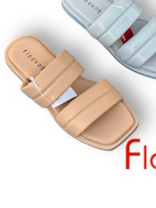 Sandal Wanita Selop 2 Bahan Bergelembung Empuk Nyaman dipakai