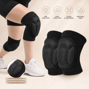 NEXTYOO Chống trơn trượt Miếng đệm đầu gối thể thao Đàn hồi Bảo vệ Bảo vệ đầu gối Đen Va chạm giữa miếng bọt biển Đai bảo vệ đầu gối Công việc xây dựng